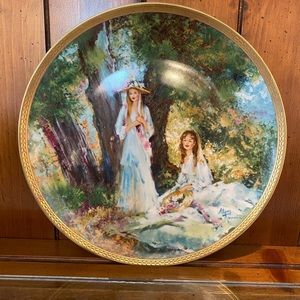 Limited Edition Maxine Runci “Springtime” Collectors Plate